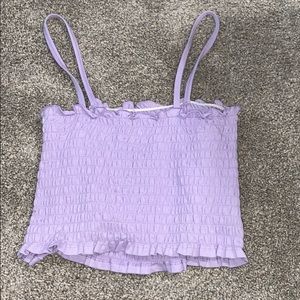 cute purple tank top!